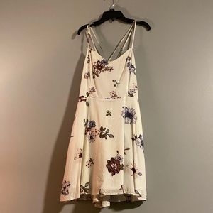 Medium white floral sundress